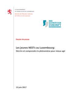  Les jeunes NEETs au Luxembourg