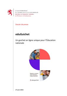 Dossier de presse : eduGuichet – un guichet en ligne unique pour l’Éducation nationale