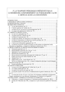 3e et 4e rapports périodiques du Luxembourg en application de l’article 44