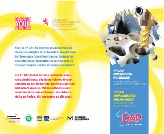 1re DAP Mécanicien d'usinage