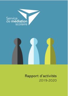 Service de médiation scolaire : Rapport d'activités 2019-2020