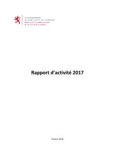 MENJE - Rapport d'activités 2017