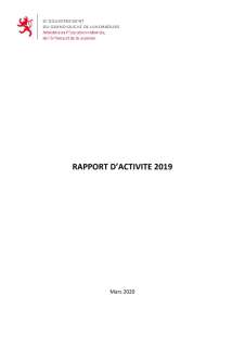 MENJE - Rapport d'activités 2019
