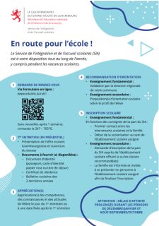 Dépliant : En route pour l’école