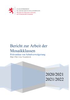 Bericht zur Arbeit der Mosaikklassen 2020/2021 und 2021/2022