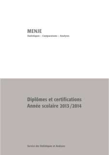 Diplômes et certifications 13/14