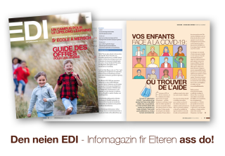 Quoi de neuf dans le secteur de l'éducation? Le nouvel EDI - Infomagazin fir Elteren est arrivé!