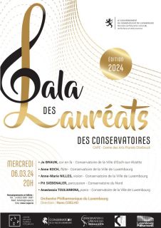 Gala des lauréats des conservatoires avec le concours de l’Orchestre Philharmonique du Luxembourg