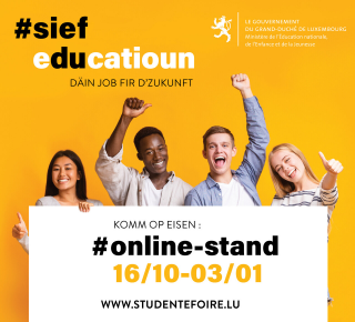 « #sief educatioun ! Däin Job fir d'Zukunft. » : le ministère de l’Éducation nationale, de l’Enfance et de la Jeunesse à la Studentefoire 2024