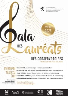 Gala des lauréats des conservatoires avec le concours de l’Orchestre philharmonique du Luxembourg