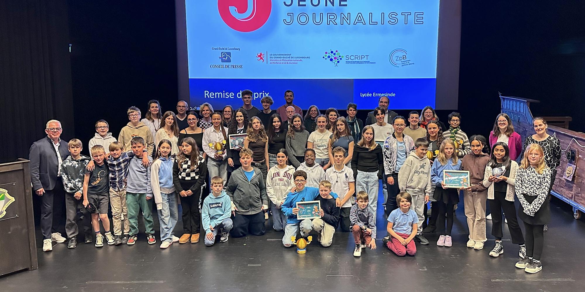 Cérémonie de remise des prix pour le Concours jeune journaliste 2024/2025