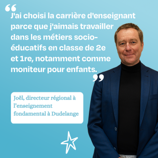 Vidéo : Joël, directeur régional à l’enseignement fondamental à Dudelange