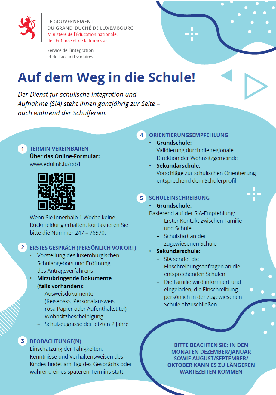 Auf dem Weg in die Schule!