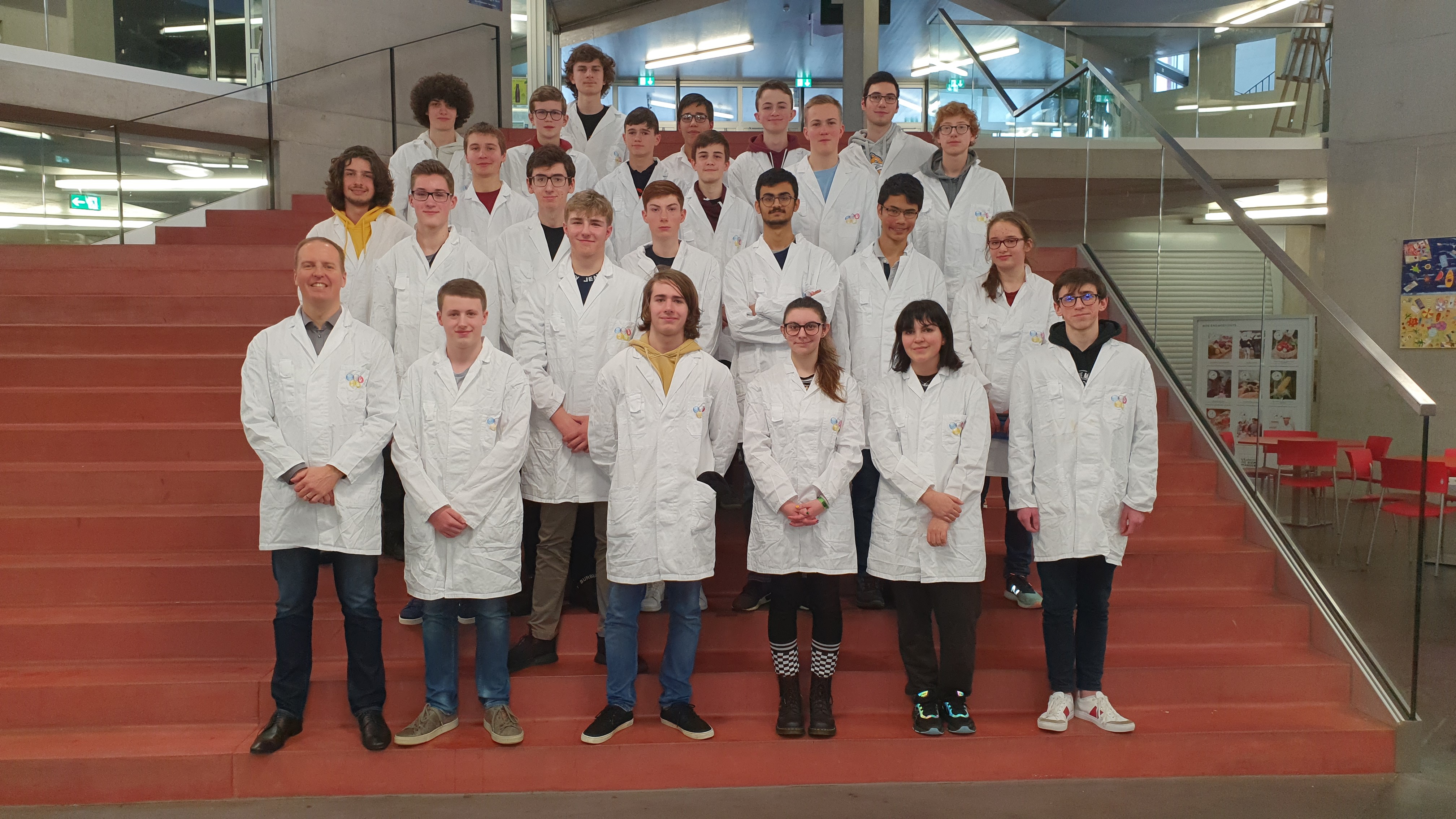 Lauréats de la 13e olympiade luxembourgeoise des sciences naturelles